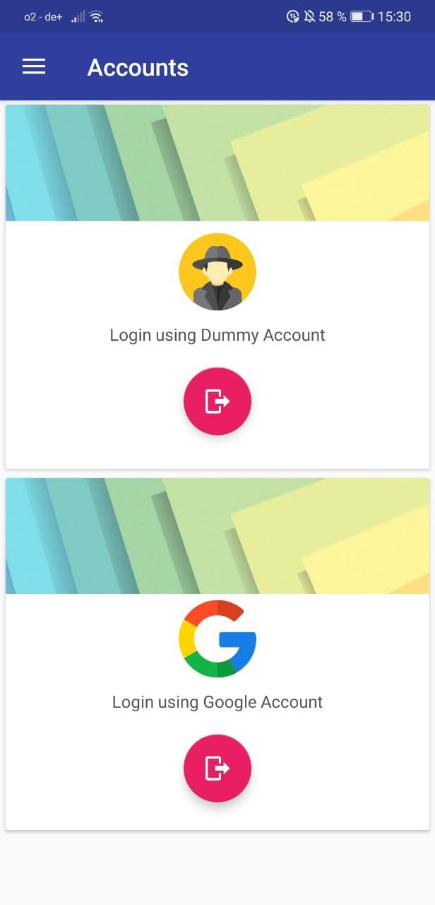 Galaxy Store login options
