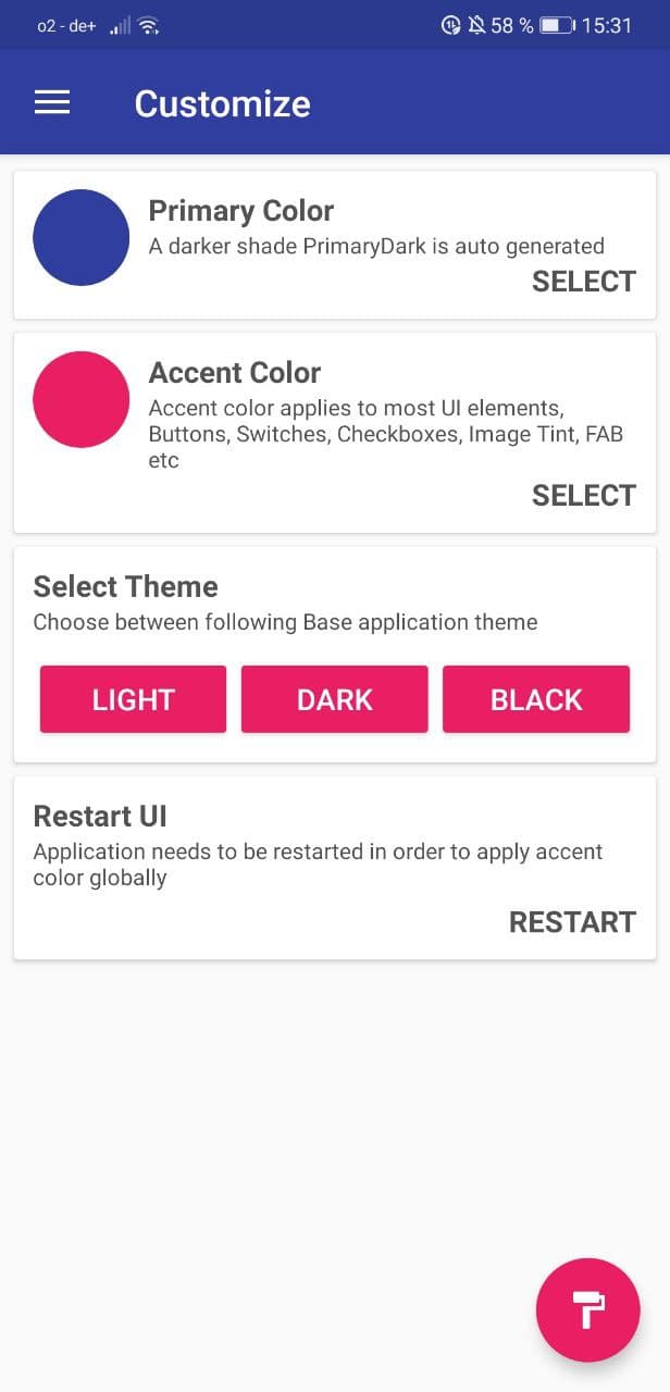 Galaxy Store customizing options